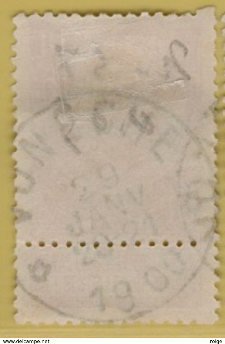 MW-3476    *  VONECHE*    OCB 57   Sterstempel    COBA  25 (50) - 1893-1900 Schmaler Bart