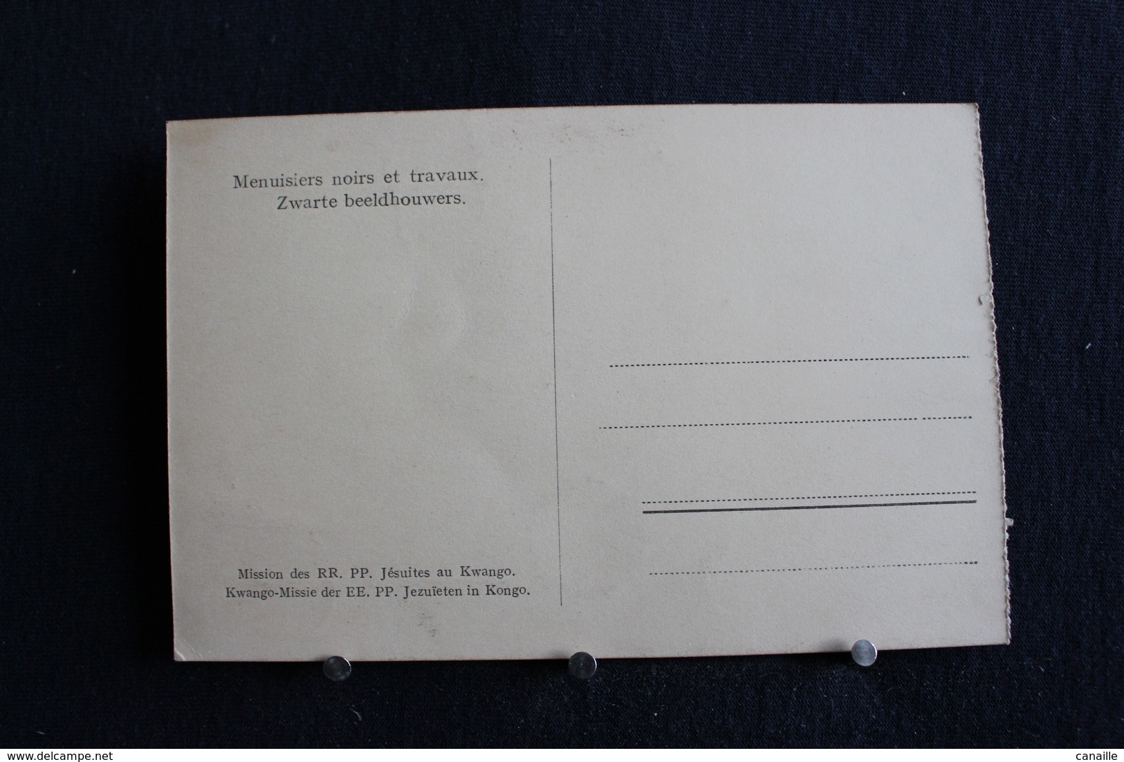 F-143/Congo-Kinshasa (ex Zaire),Congo Belge-Mission Des RR. PP. Jésuites Au Kwango, Menuisiers Noirs Et Travaux/circulé - Autres & Non Classés