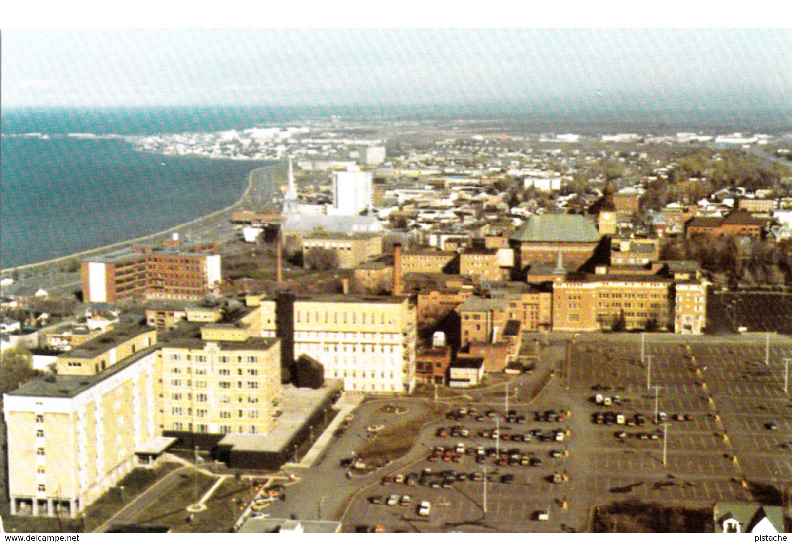 Rimouski Québec - Aerial View - Vue Aérienne - Institut Maritime - VG Condition - Unwritten - 2 Scans - Rimouski