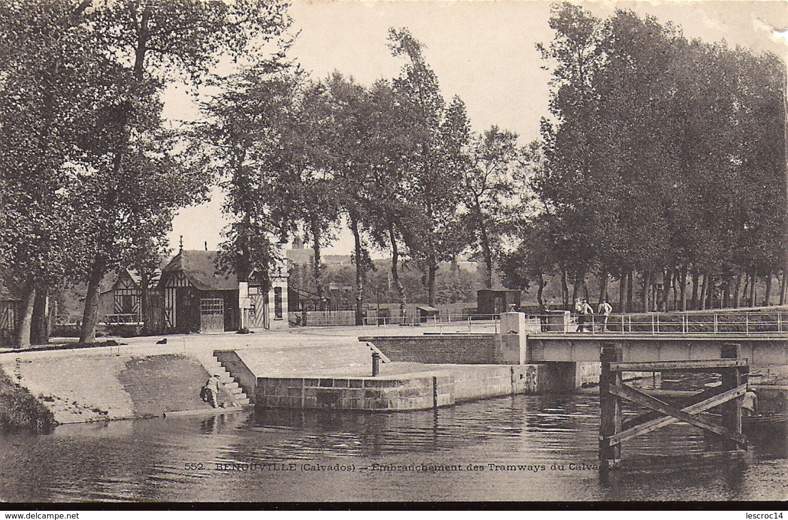 BENOUVILLE Embranchement Des Tramways Du Calvados N°552 - Autres & Non Classés