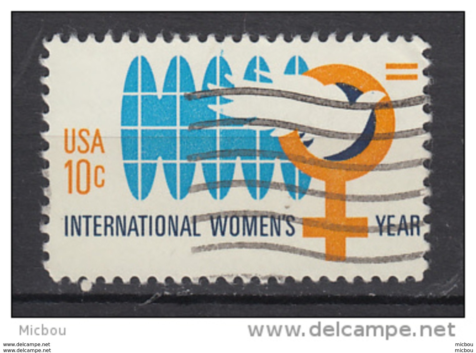 USA, Année Internationale Des Femmes, International Women's Year, Woman, Femme, Oiseau, Bird, Colombe, Dove - Columbiformes