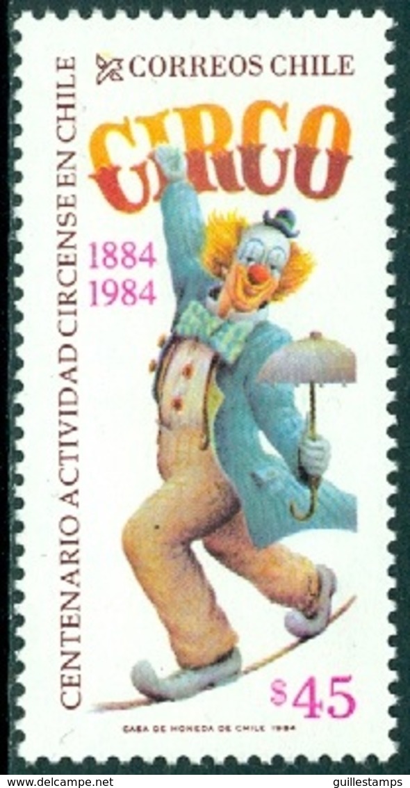 CHILE 1984 THE CIRCUS** (MNH) - Chili