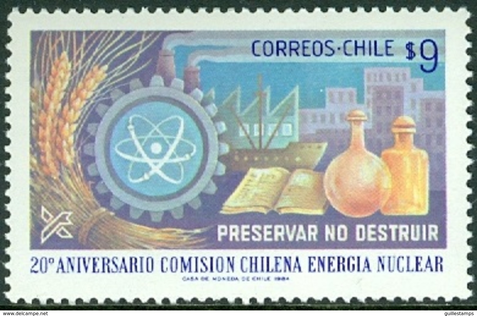 CHILE 1984 NUCLEAR ENERGY COMMISSION** (MNH) - Chili