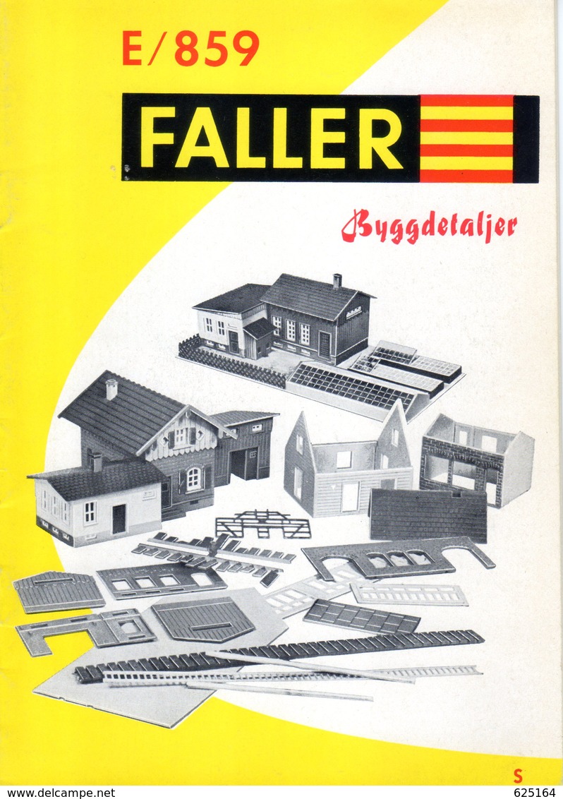Catalogue FALLER E/859 Byggdetaljer - Swedisch Ausgabe - En Suédois - Unclassified