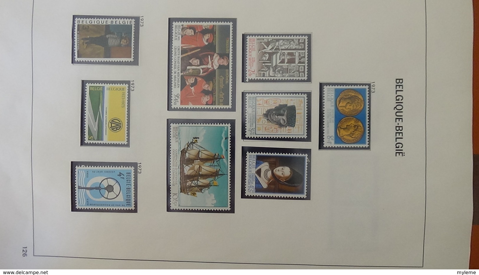 Grosse collection BELGIQUE en DAVO de 1971 à 1984 en blocs, carnets et timbres ** . Bien suivie A saisir !!!