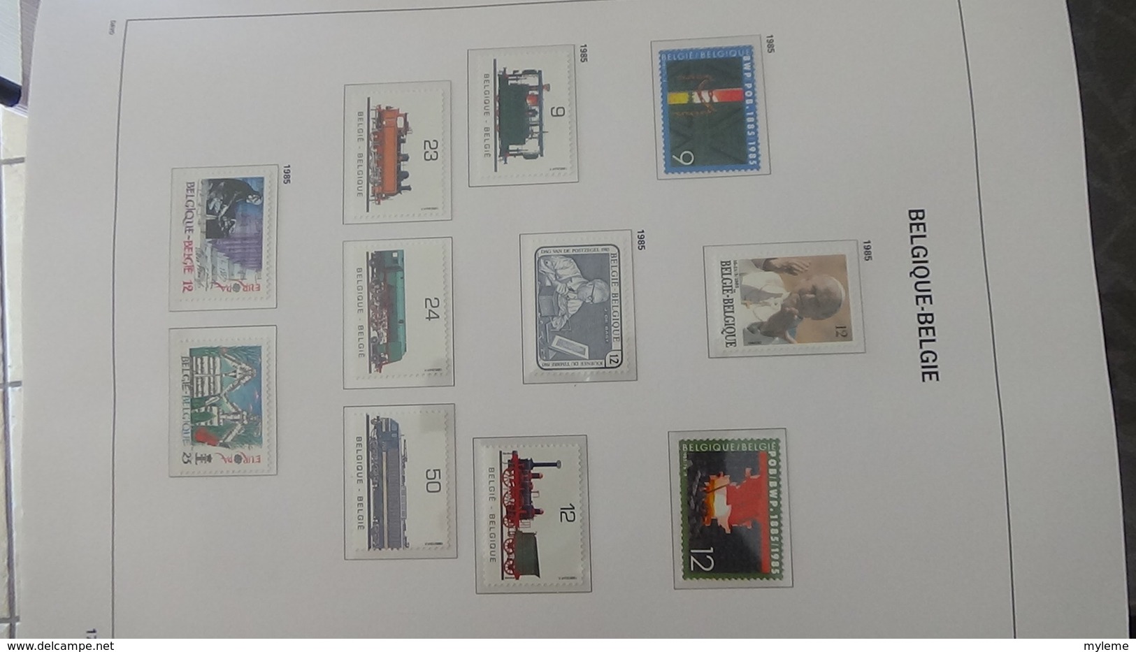 Grosse Collection BELGIQUE En DAVO De 1985 à 1998 En Blocs, Carnets Et Timbres ** . Bien Suivie A Saisir !!! - Collezioni (in Album)