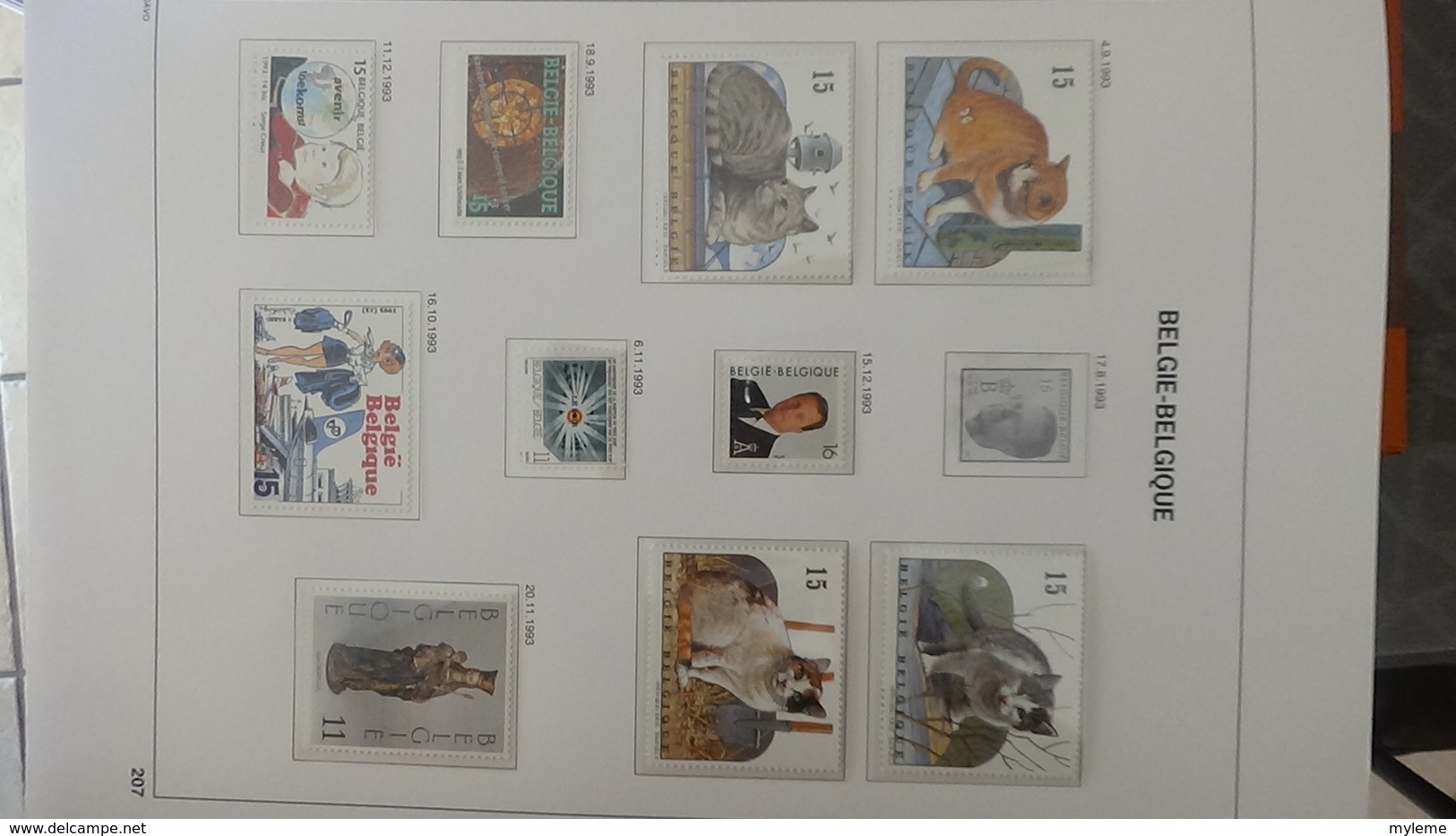 Grosse collection BELGIQUE en DAVO de 1985 à 1998 en blocs, carnets et timbres ** . Bien suivie A saisir !!!