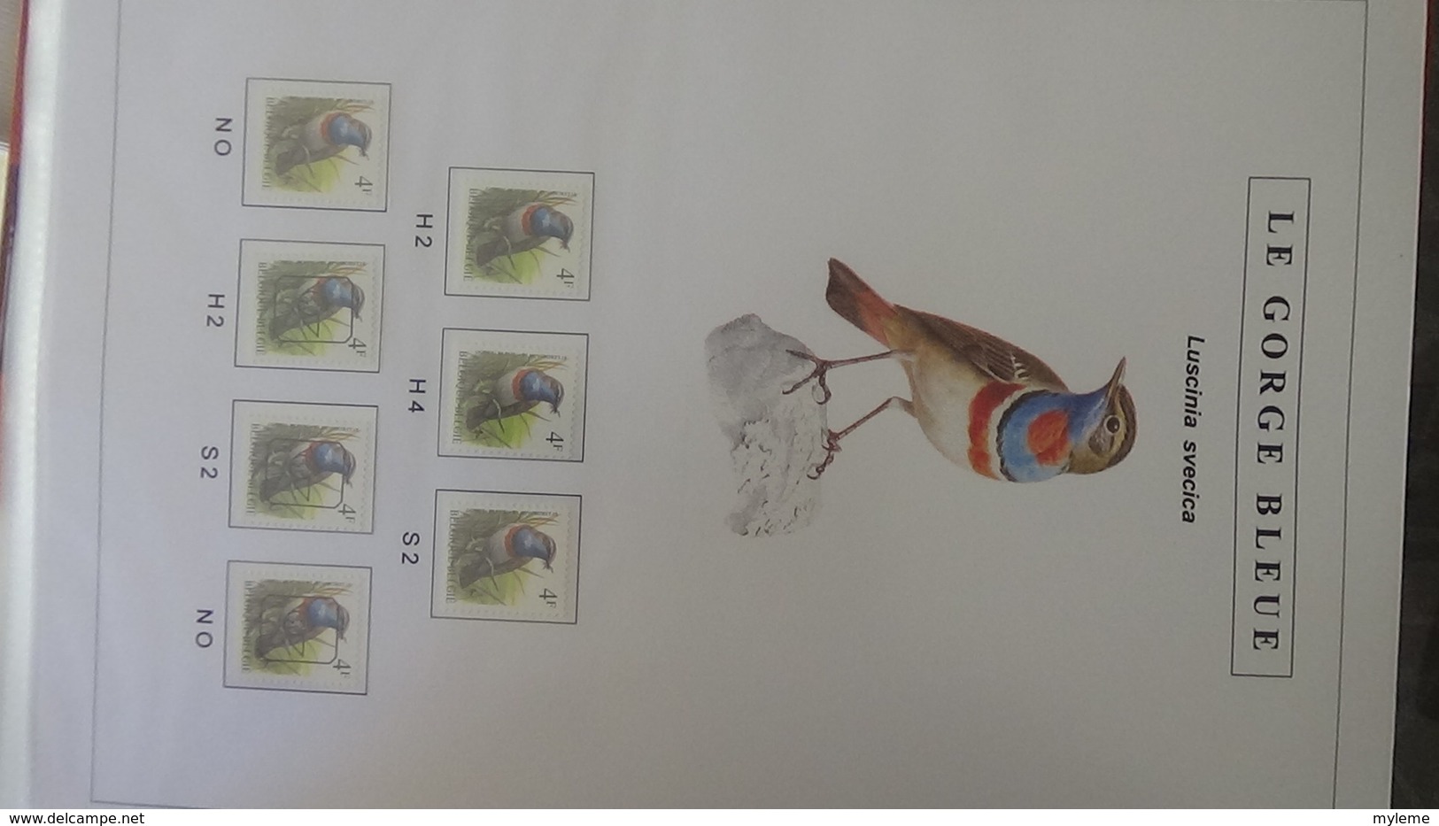 Belle étude sur les oiseaux par l'artiste André BUZIN. Super travail en timbres et blocs ** A saisir !!!