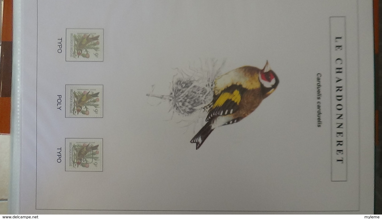 Belle étude sur les oiseaux par l'artiste André BUZIN. Super travail en timbres et blocs ** A saisir !!!