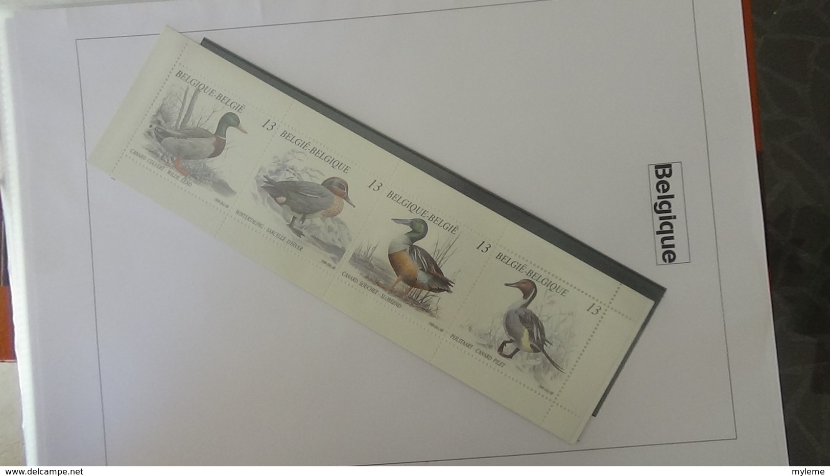 Belle étude Sur Les Oiseaux Par L'artiste André BUZIN. Super Travail En Timbres Et Blocs ** A Saisir !!! - Collections (en Albums)
