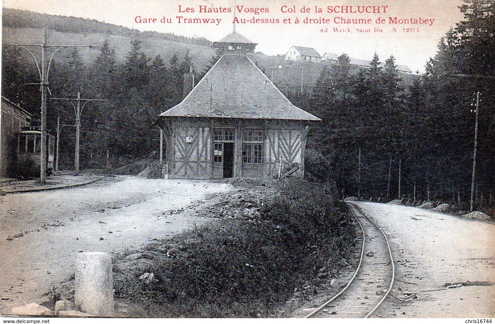 Col De La Schlucht, Gare Du Tramway - Autres & Non Classés