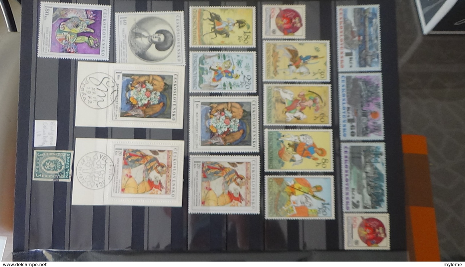 Collection De TCHECOSLOVAQUIE  En Timbres ** Et Blocs Oblitérés. A Saisir !!! - Collections (en Albums)