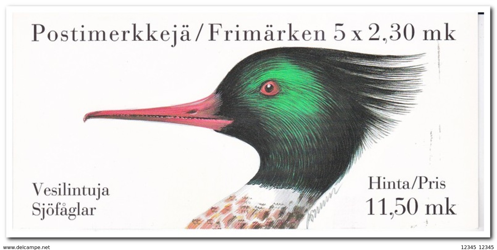 Finland 1993, Postfris MNH, Birds - Postzegelboekjes