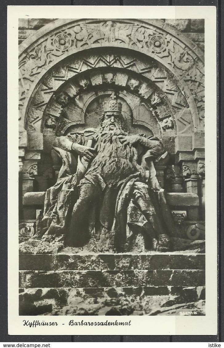 Germany, Kyffhauser, Barbarossa Statue, 1955(?). - Kyffhäuser