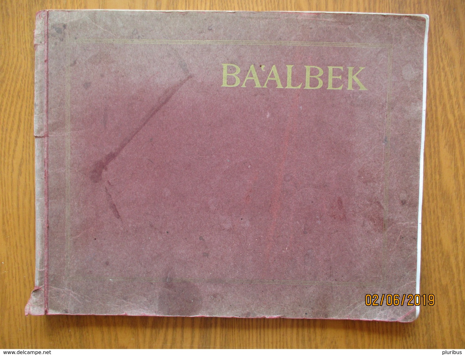 1910 BAALBEK LEBANON , 30 VIEWS OF THE GERMAN EXCAVATIONS  , OLD POSTCARD   , O - Dépliants Turistici