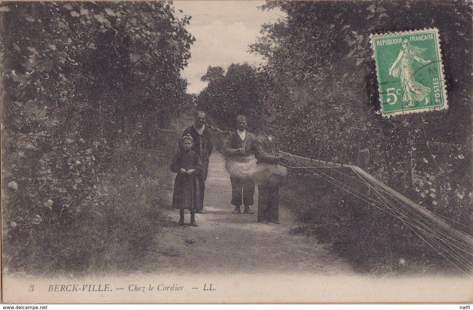 CPA DE BERCK S/ MER  CHEZ LE CORDIER - Berck