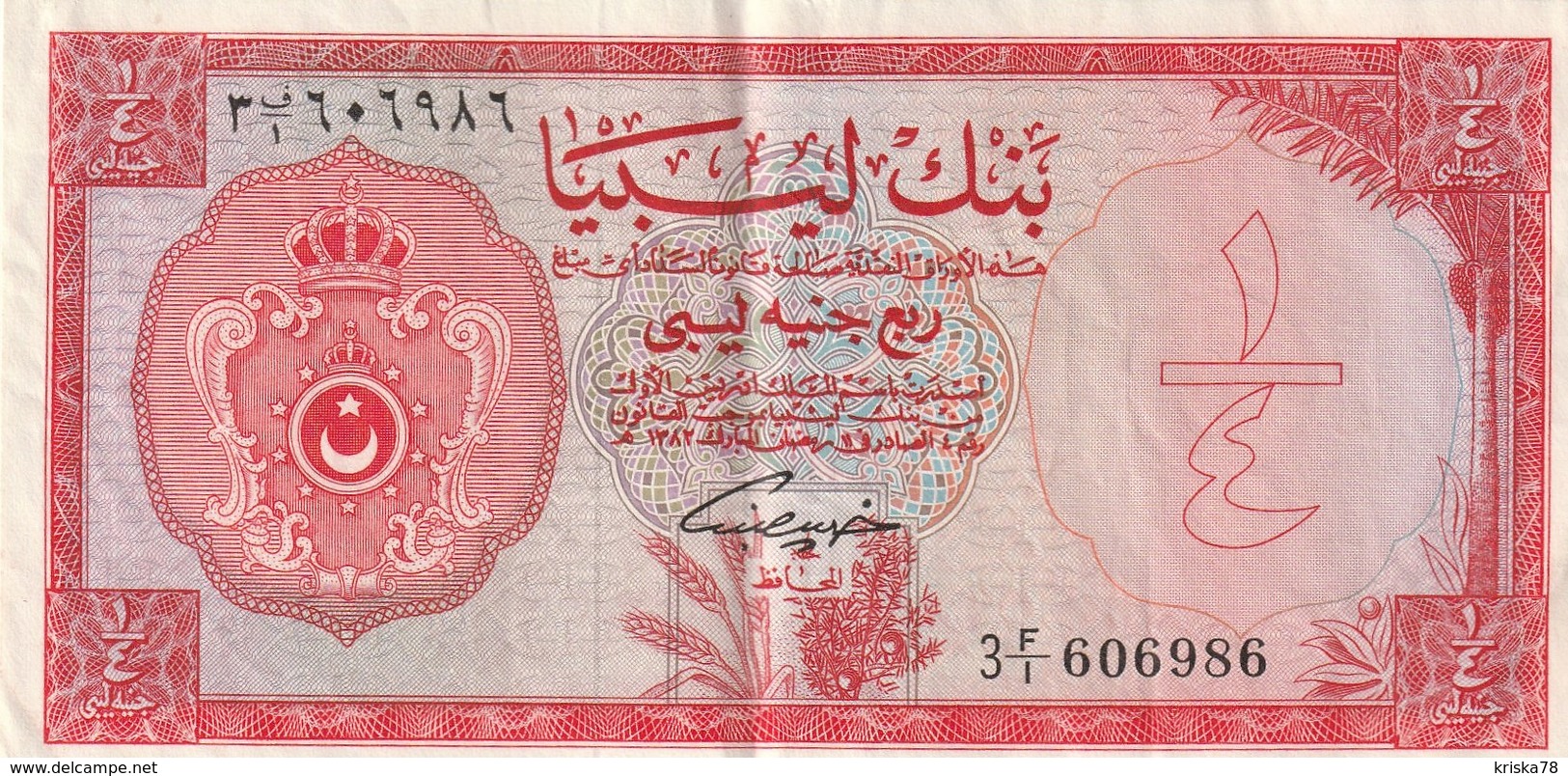 1/4 POUND 1963 - Libia