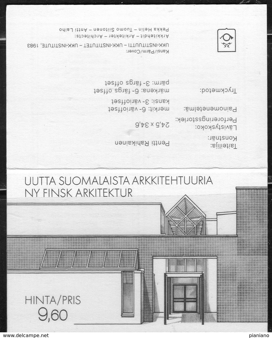 PIA - FINLANDIA - 1986 - Architettura Finlandese    - (Yv C 951) - Altri & Non Classificati