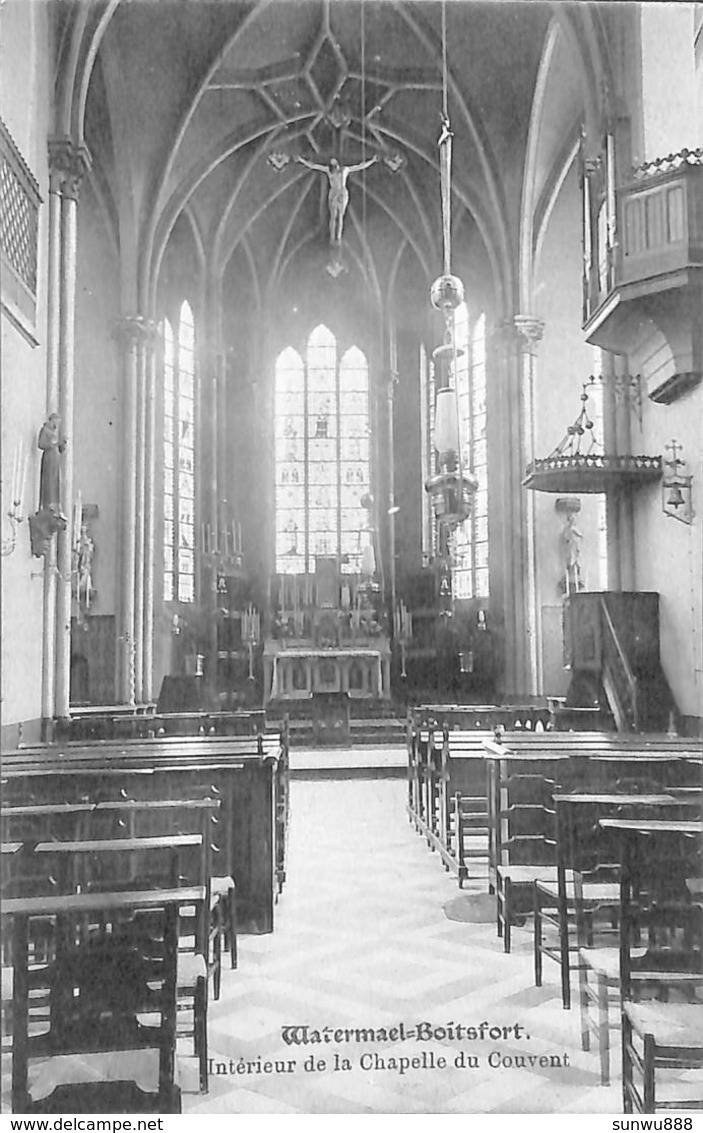 Watermael - Boitsfort - Intérieur De La Chapelle Du Couvent (Edit. Z. Demeuldre) - Watermaal-Bosvoorde - Watermael-Boitsfort