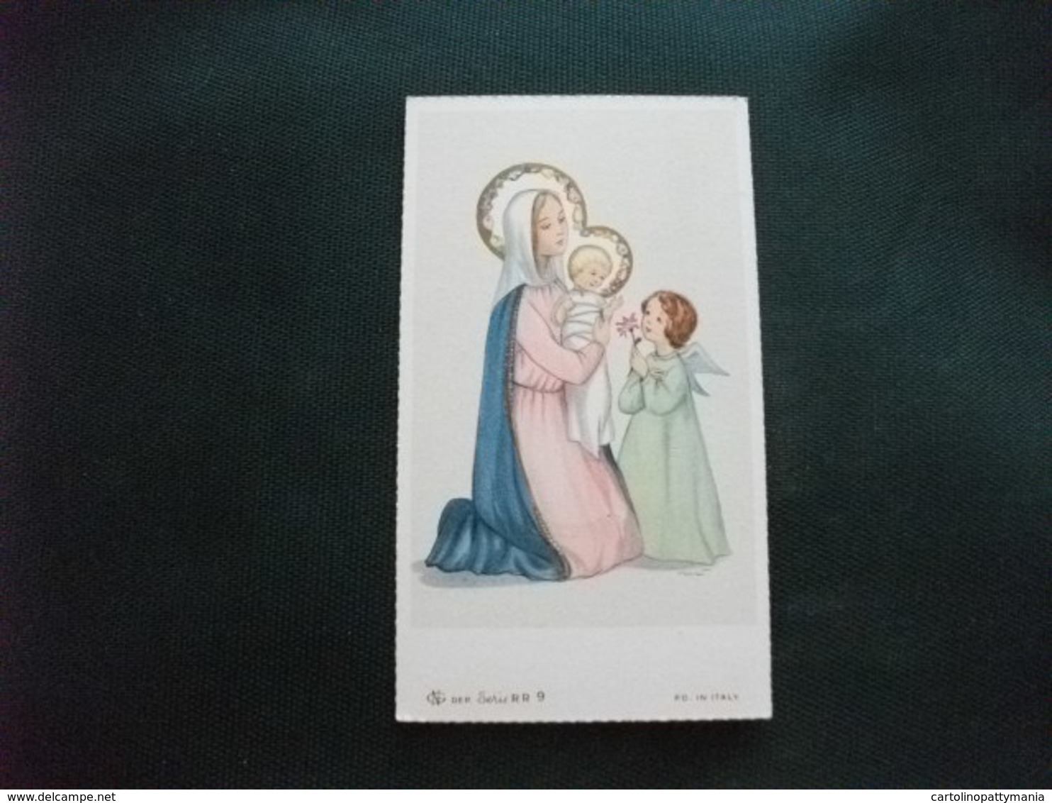 SANTINO HOLY PICTURE IMAGE MARIA  SERIE RR 9 - Religione & Esoterismo