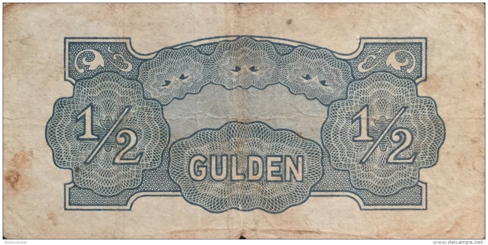 Netherland Indies 1/2 Gulden, P-122b - Very Good - Indie Olandesi