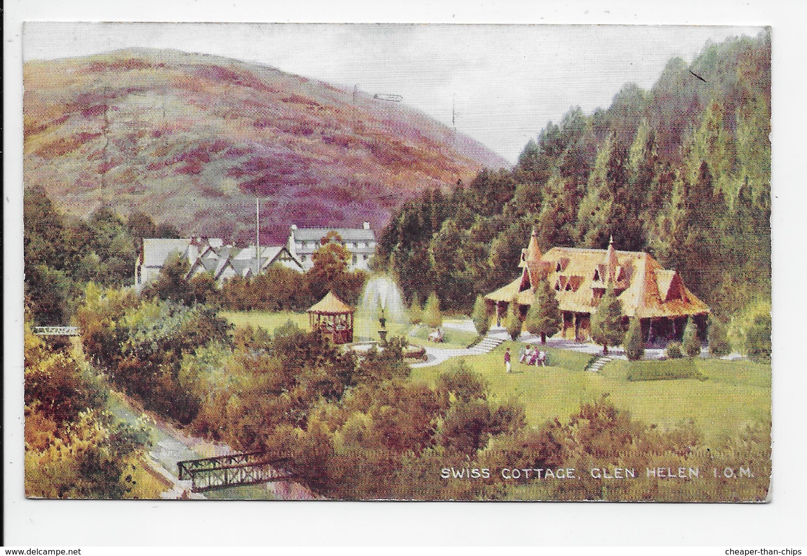 Swiss Cottage, Glen Helen, I.O.M. - Art Colour 195 - Isle Of Man