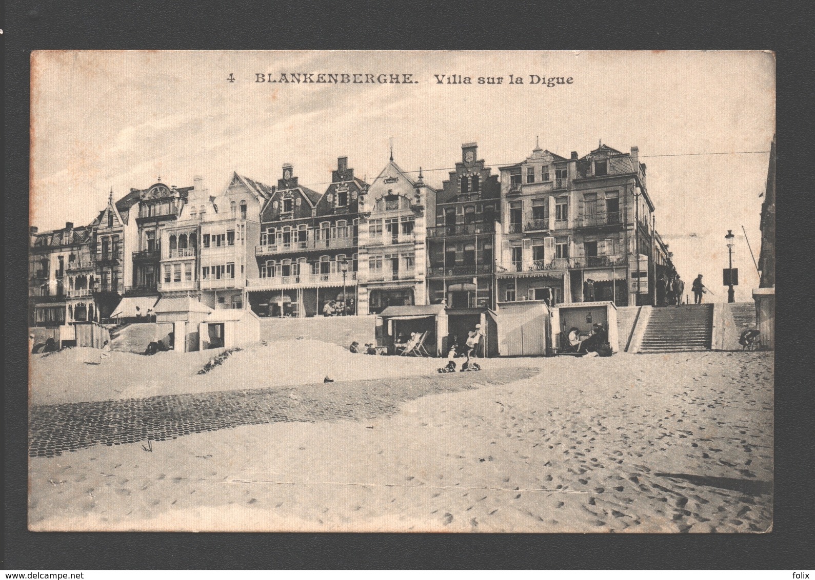 Blankenberge / Blankenberghe - Villas Sur La Digue - 1920 - Tax - Blankenberge