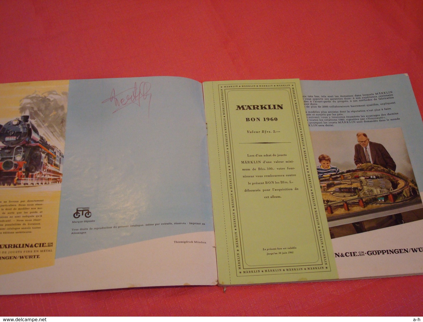 3 catalogues Marklin 1960/1962