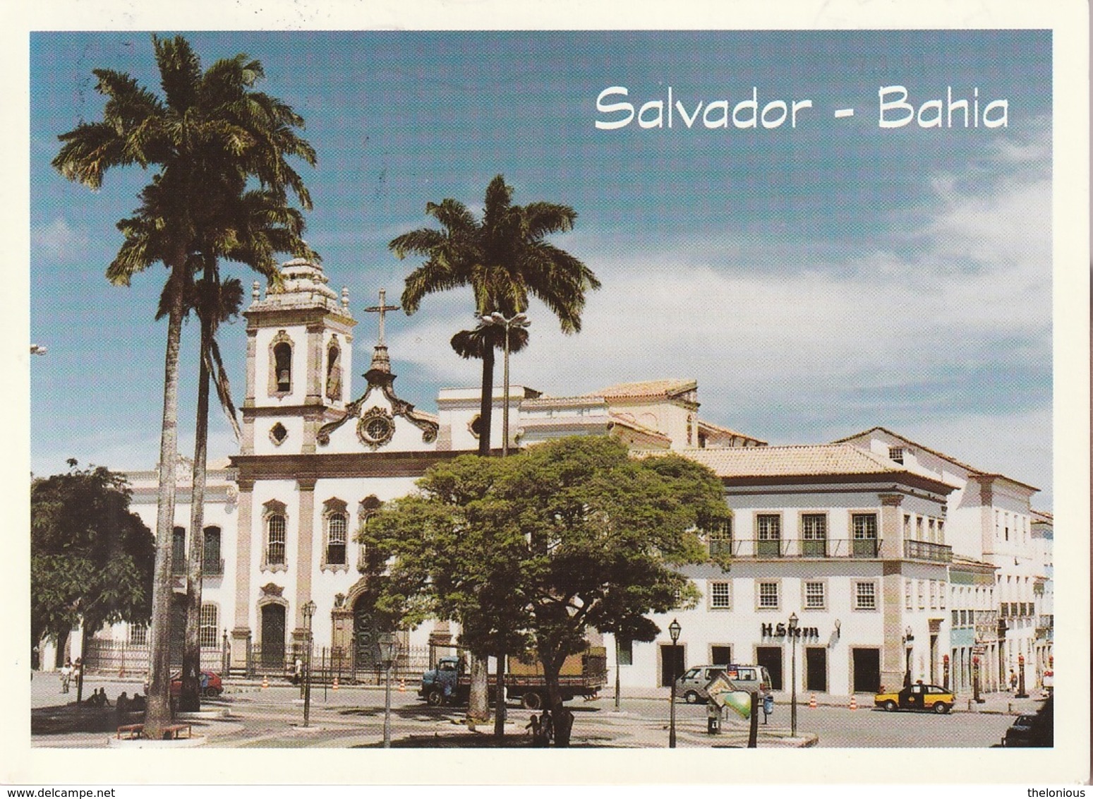 * Cartolina - Brasile - Salvador Bahia - Viag. Per Bologna 2001 - Salvador De Bahia