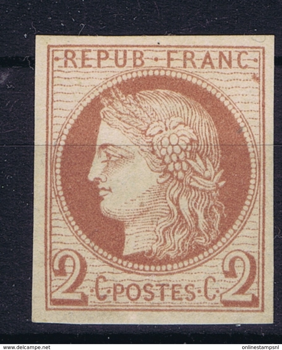 Colonies Francaises  Yv 15  MH/* Flz/ Charniere  Tres Belles Marges - Cérès