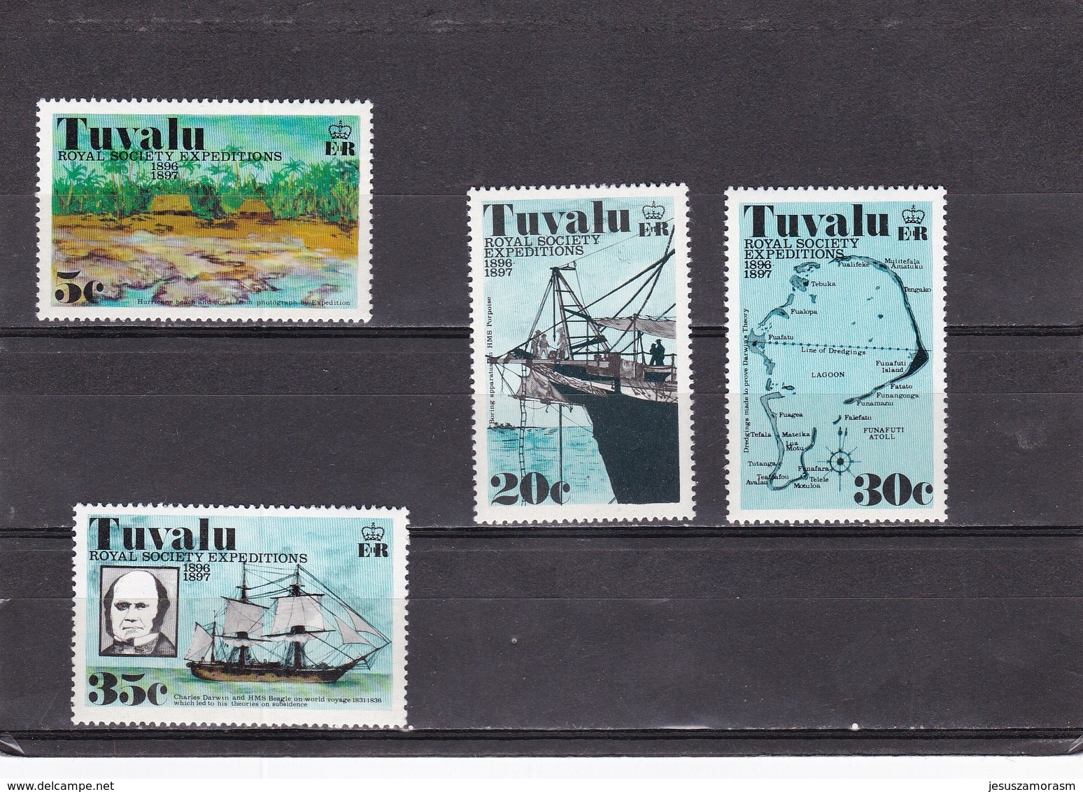 Tuvalu Nº 55 Al 58 - Tuvalu