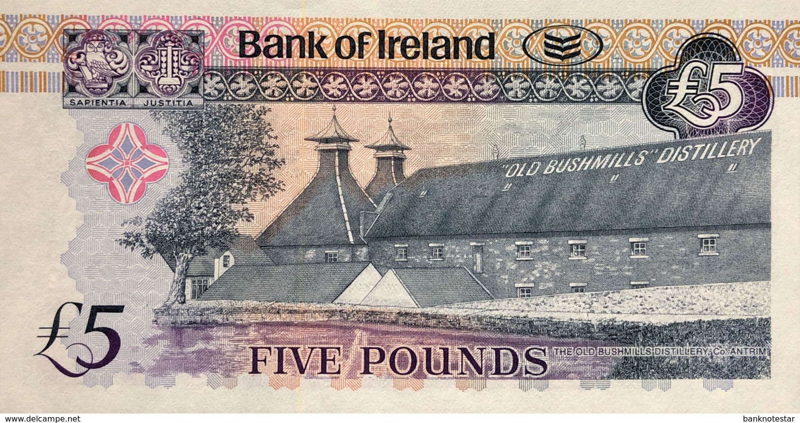 Northern Ireland 5 Pounds, P-83 (20.4.2008) - UNC - 5 Pond