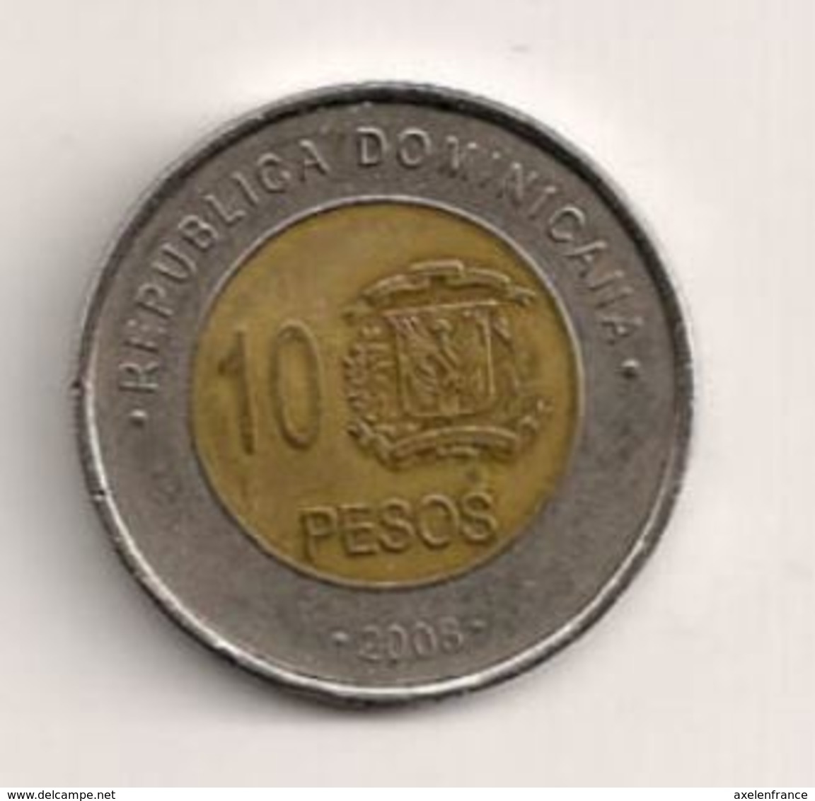 Dominicaine - 10 Pesos 2008 - Dominicana