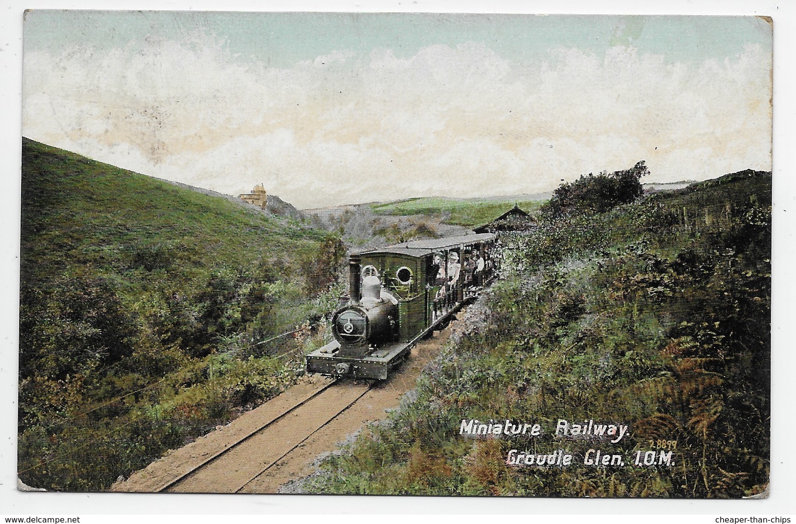 Miniature Railway, Groudle Glen, I,O,M, - Valentine Souvenir Series - Isle Of Man