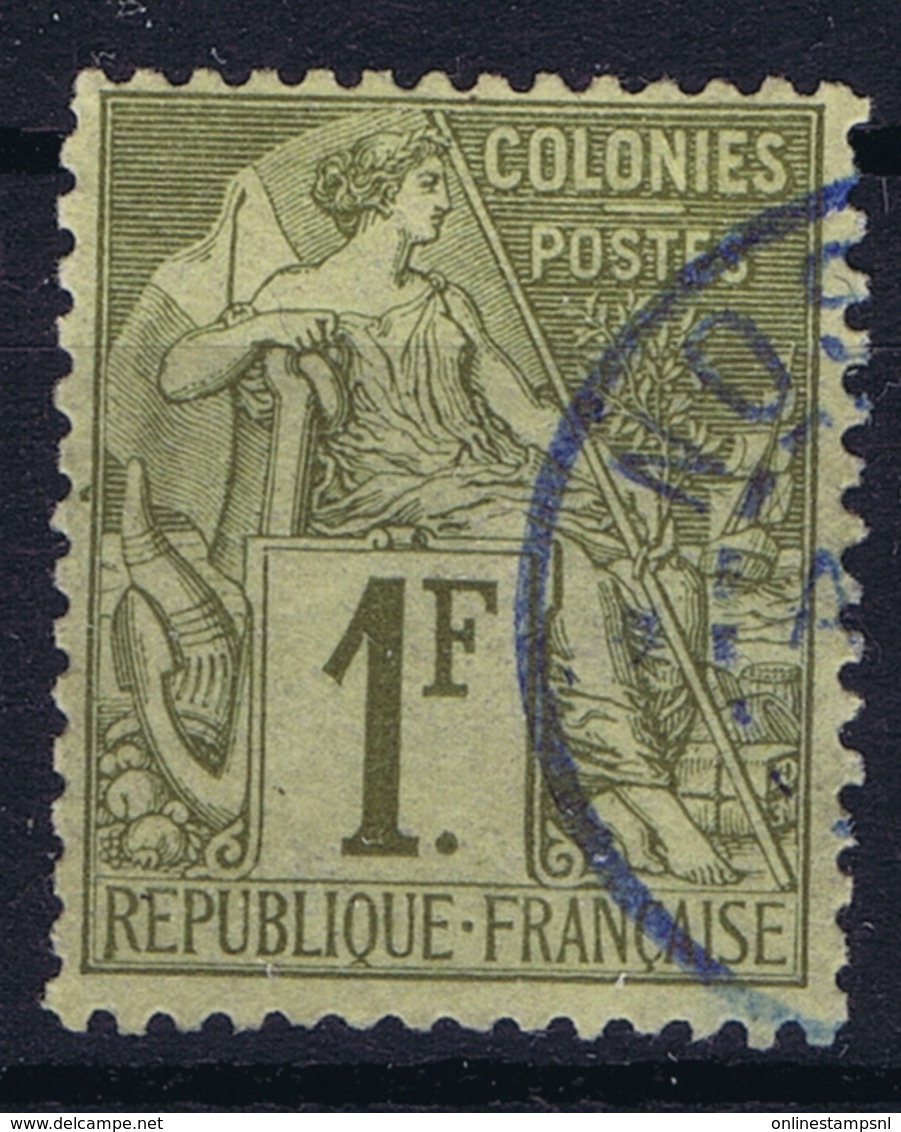 Colonies Francaises  Yv 59 Cachet A Date Nossi-Bé  Signiert /signed/ Signé  Bleu - Alphée Dubois