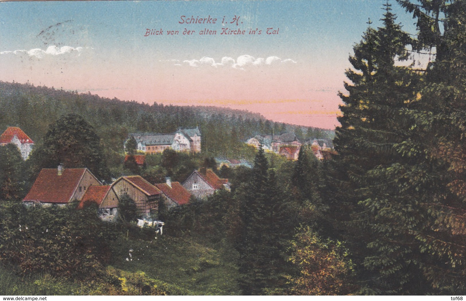 Schierke Blick Von Der Alten Kirche - Schierke