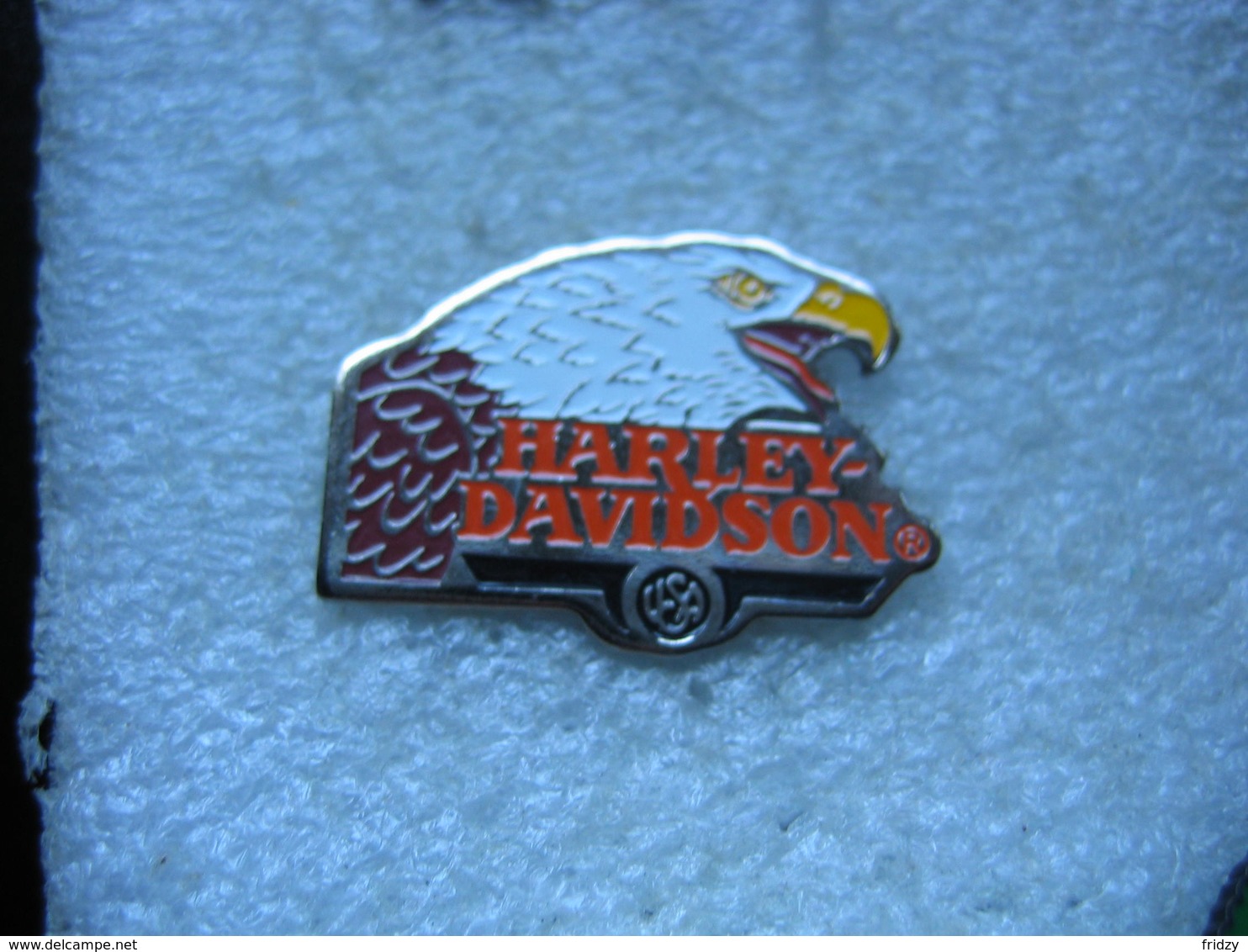 Pin's Moto Aigle Harley Davidson  USA - Motos