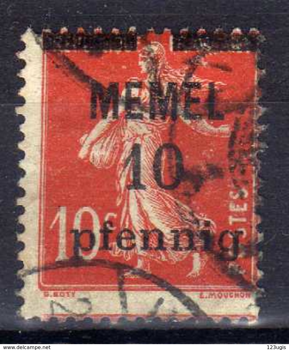 Memel 1920 Mi 19 Y, Gestempelt [020619XXVII] - Memelgebiet 1923