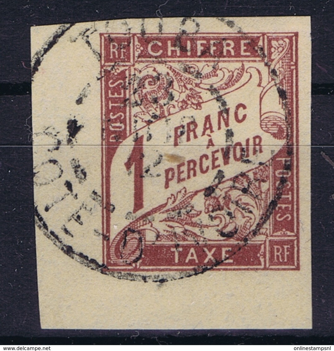 Colonies Francaises Tax Yv 26 Cachet A Date Cote D'Ivoire Touba - Taxe