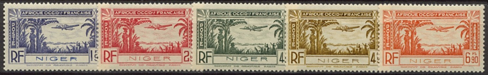 Niger, PA N° 01 à N° 05** Y Et T, 1 / 5 - Neufs