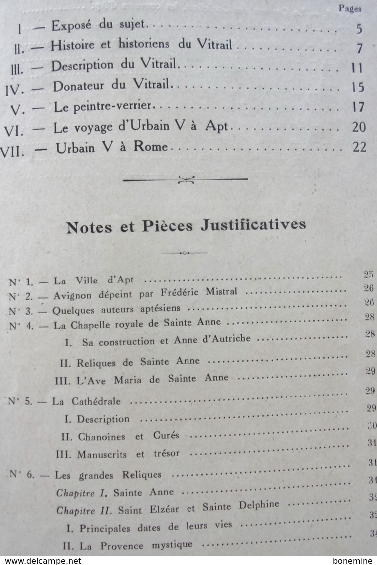 Le Vitrail D'apt Et Le Retour De La Papauté D'avignon À Rome 1365