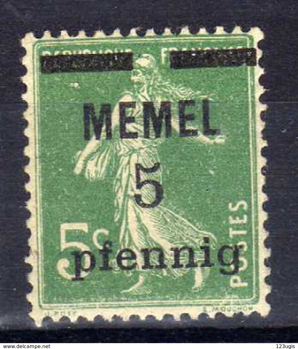 Memel (Klaipeda) 1920 Mi 18 B ** [020619XXVII] - Memelgebiet 1923