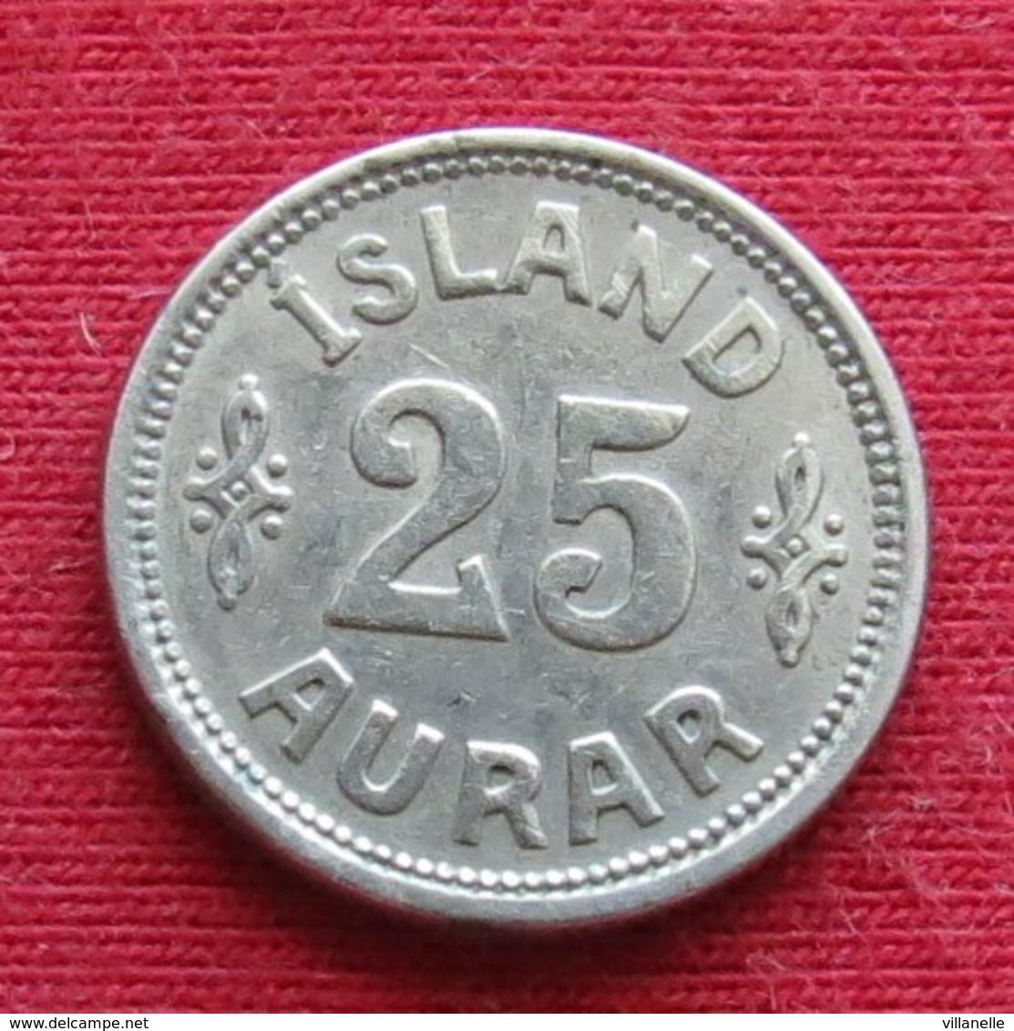 Iceland  25 Aurar 1937 KM# 2.1  Islandia Islande Island Ijsland - Islande