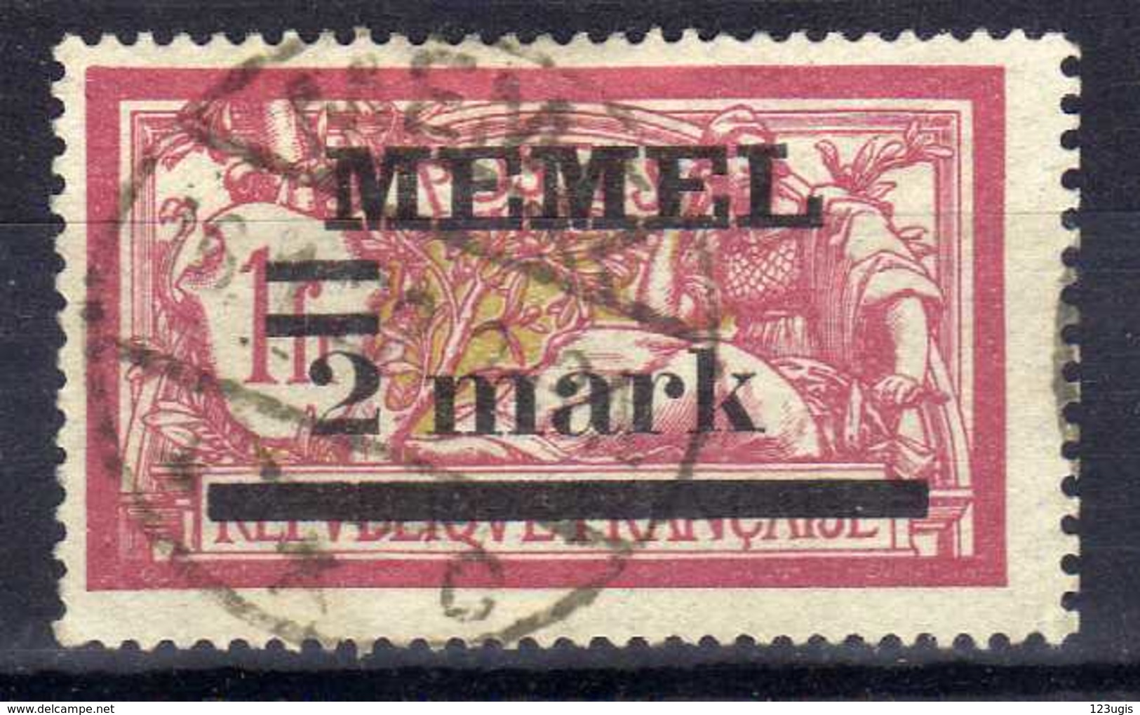 Memel 1920 Mi 28 Y, Gestempelt [020619XXVII] - Memelgebiet 1923