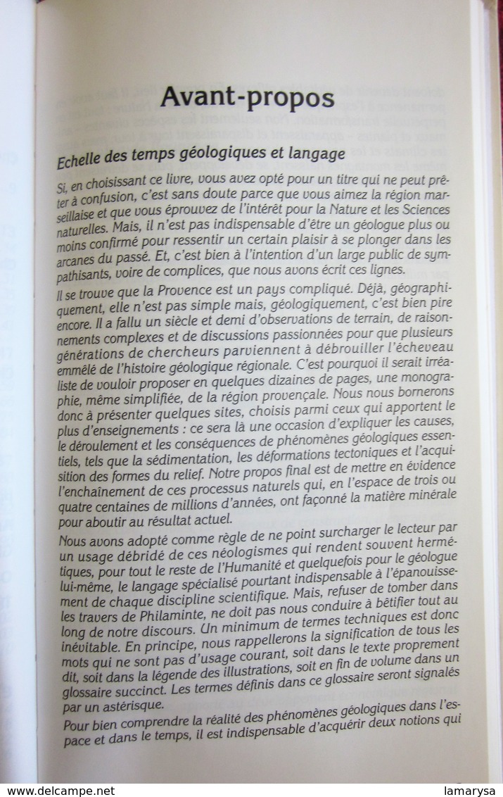 DÉCOUVERTE GÉOLOGIQUE-MARSEILLE & SON DÉCOR-MONTAGNEUX-CALANQUES-SOUBEYRAN-CANAILLE-ALLAUCH-ETOILE-NERTHE-VICTOIRE-BERRE - Autres & Non Classés