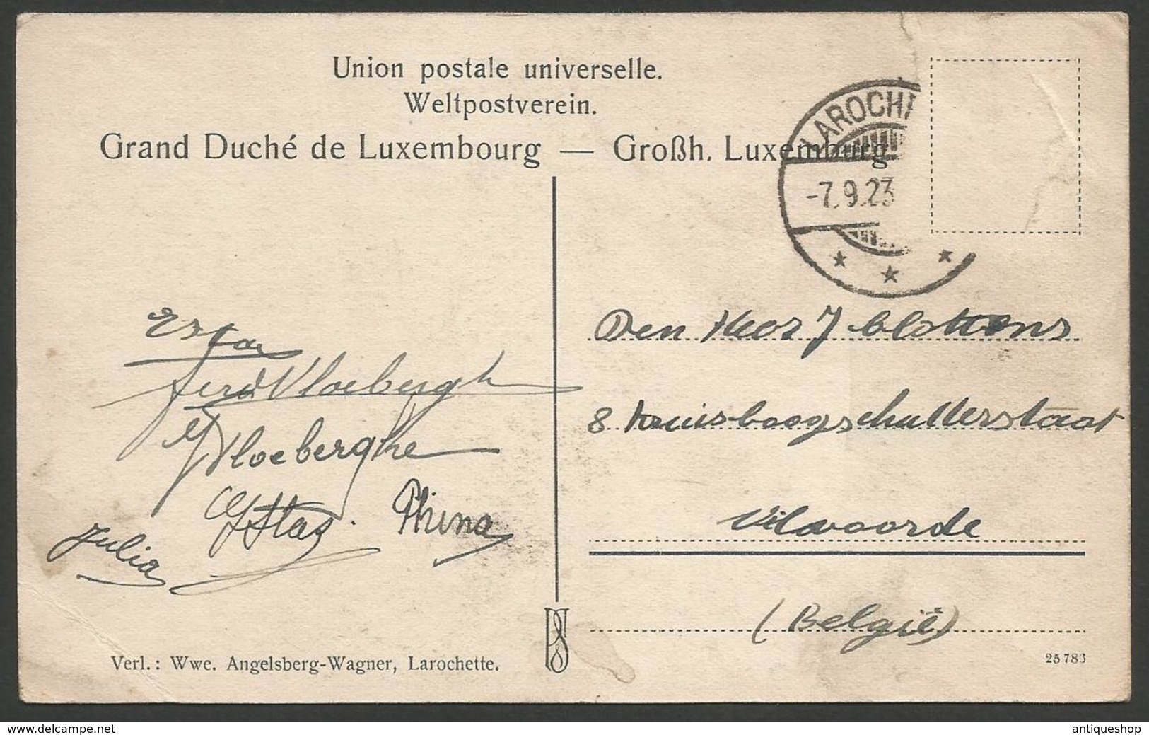 Luxembourg-----Larochette-----old Postcard - Fels