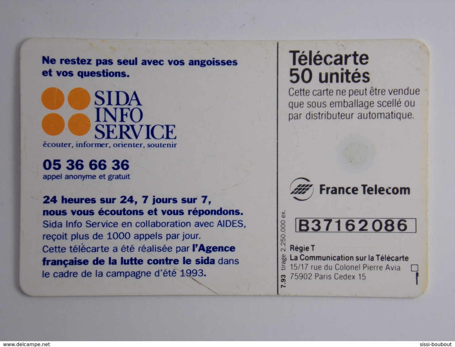Télécarte - Les Préservatifs Aujourd'hui, Tout Le Monde Dit Oui ! - 1993 - Cultural