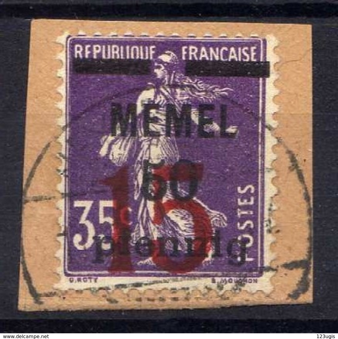 Memel 1921 Mi 48, Gestempelt [020619XXVII] - Memelgebiet 1923