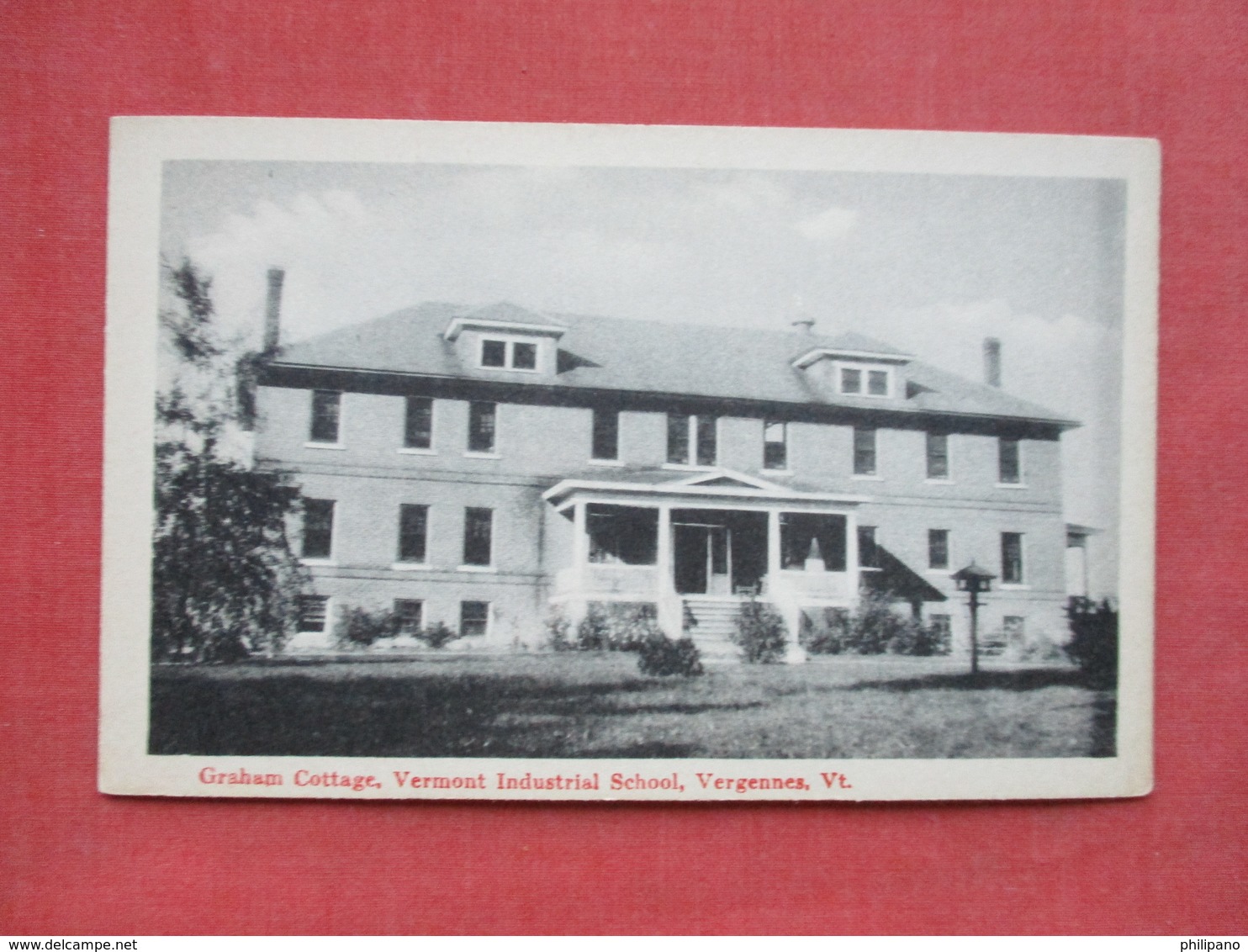 Graham Cottage Vermont Industrial School Vergenes - Vermont ---- Ref 3397 - Other & Unclassified