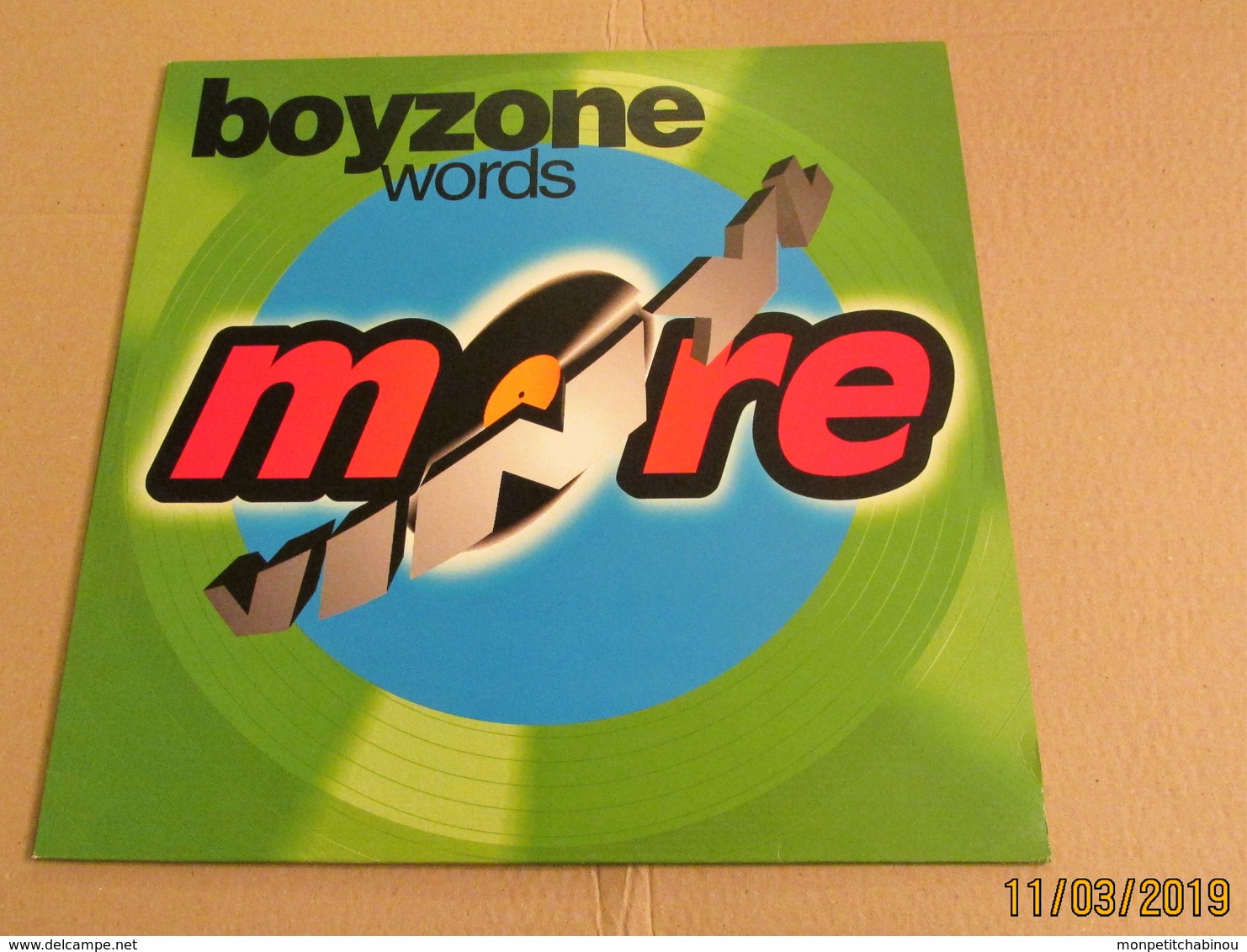 Maxi 33T BOYZONE : Words - Dance, Techno En House